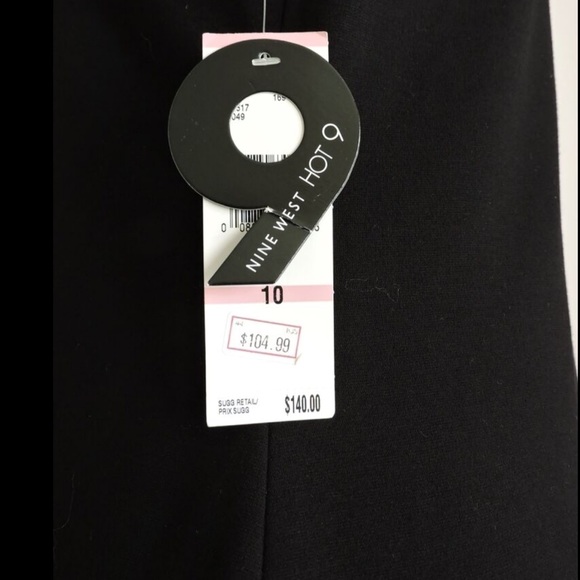 Nine West Dress Dapper Darlin Black Sparkle 10 - Picture 4 of 5